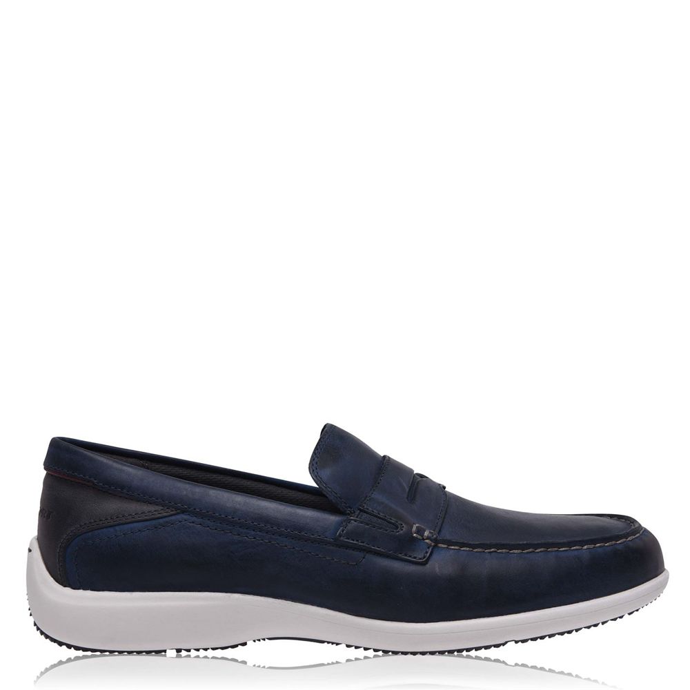 Rockport Canada Aiden - Mens Loafers Blue (MDP083124)